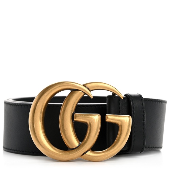 Gucci Calfskin Double G Belt